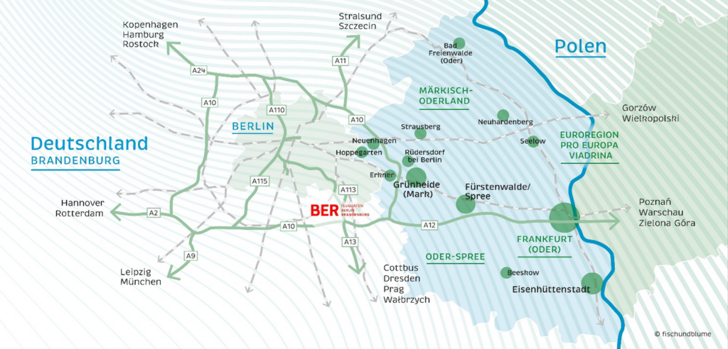 Regionalmanagement Oderland-Spree zur Unterstützung der Tesla-Umfeldentwicklung